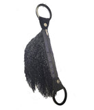 Load image into Gallery viewer, 1920s Black Beaded Fringe Wristlet